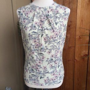 Karl Lagerfeld Paris Sleeveless Floral Blouse